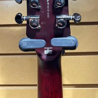 ESP LTD EC-401 QM 2017 - 2019 - See Thru Black Cherry With EMG 57/66 image 6