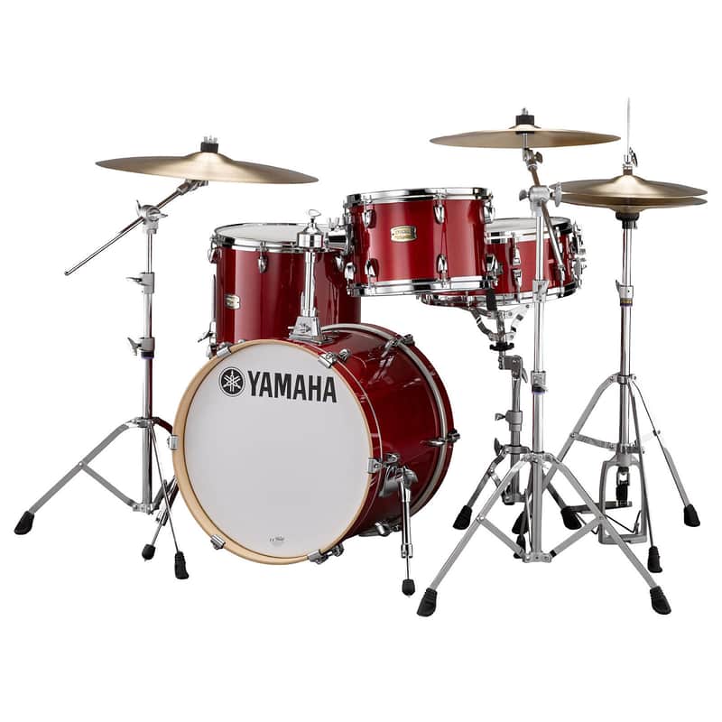 Yamaha SBP8F3 Stage Custom Bop 12x8/14x13/18x15" 3pc Shell Pack image 2