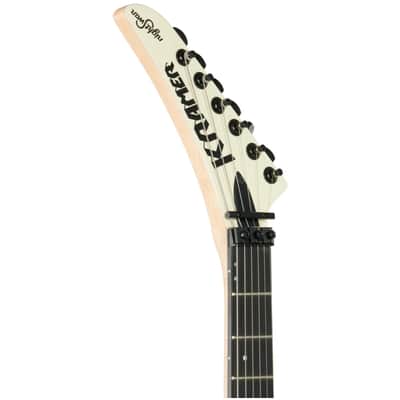 Kramer Nightswan Electric Guitar, Vintage White Aztec Marble Graphic image 7