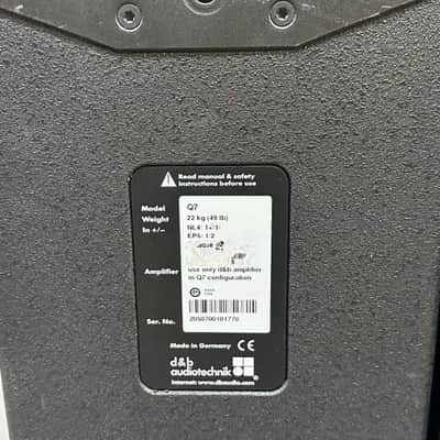 D&B Audiotechnik Q7 2-Way Line Array Loudspeaker (LOT OF 6 )(TRUEHEARTSOUND) image 5