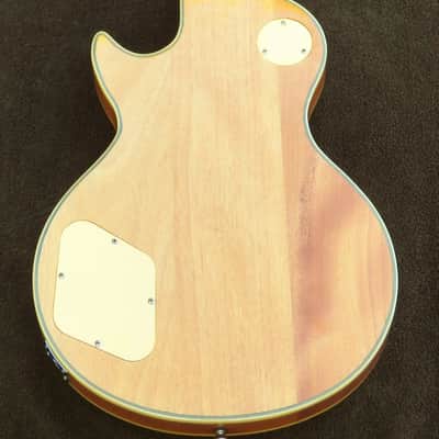 Modified LP + Cream Binding+2" Wide XX-Large Rosewood/Maple Neck (51mm at the nut)  Custom Shop LP Goldtop +2 Matched Custom Pickups +Leveled, Crowned and Polished Frets + Complete setup with Low Action! image 7