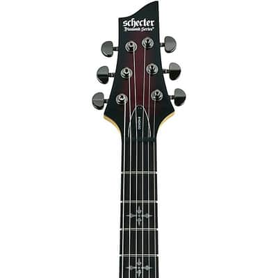 Schecter Guitar Research Demon-6 Electric Guitar Crimson - Red Burst image 8