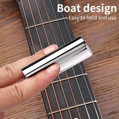 Stainless Steel Guitar Slide Tone Bar, standard Pearse Guitar Steel Bar, steel guitar slide for Electric Guitar Accessories image 6