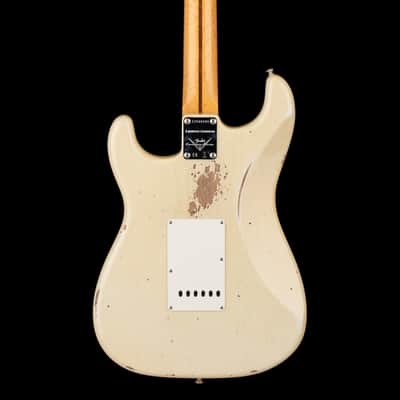 Fender Custom Shop 50s Strat Relic/Closet Classic Hardware - Super Faded Aged Olympic White #80049 image 4