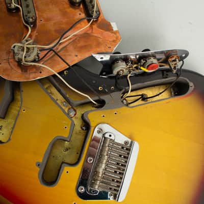 Fender Electric XII 12 String Solid Body Electric Guitar (1966), ser. #136729, original black tolex hard shell case. image 17