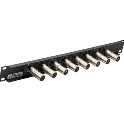 My Custom Shop CTX-8XFXM XLR Feed-Thru 1RU Patchbay 2020s image 2