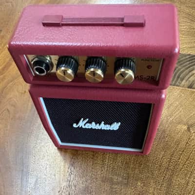 Marshall MS-2R 1W Battery-Powered Red Micro Guitar Amp - Red image 13
