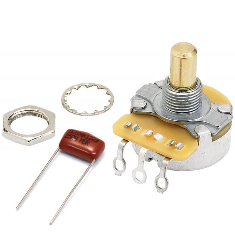 Fender Pure Vintage 250K Solid Shaft Potentiometer with Hardware image 1