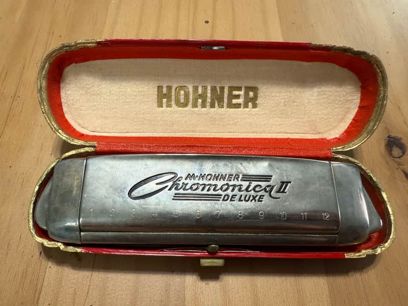 Hohner Chromonica Deluxe II Chrome Blues Harp with Pitch Bender - Key of C image 1