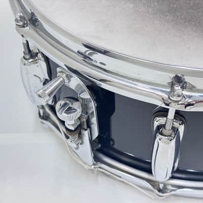VINTAGE SLINGERLAND #146 5Ply Wood Snare Drum 14"x 5.5" Maple & Poplar / Black Wrap image 3