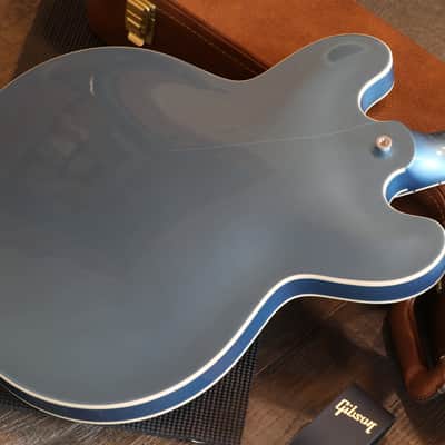 Unplayed! 2024 Gibson ES-335 Block Semi-Hollow Electric Guitar Pelham Blue image 13