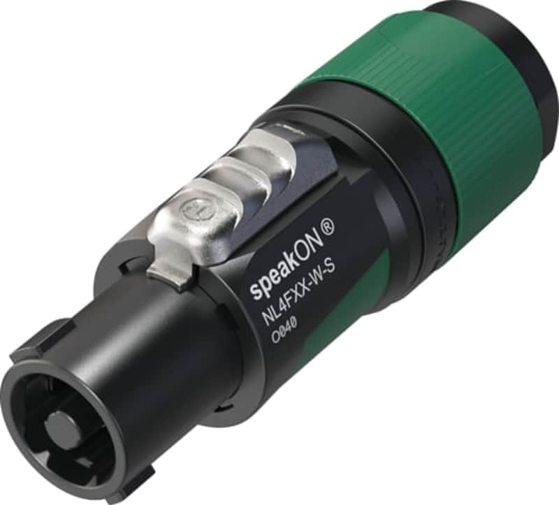 Neutrik NL4FXX-W-S 4-Pole speakON Cable Connector Screw Terminal image 1