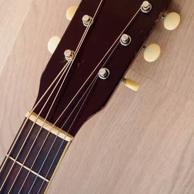 1940s Regal Vintage Archtop Acoustic Guitar, Spruce & Mahogany, USA-Made w/ Case image 4