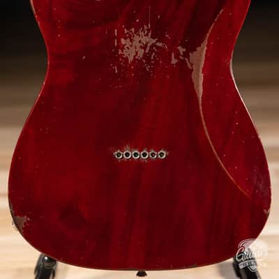 Friedman Vintage T Mahogany Humbucker Guitar w/ Rosewood – Cherry Red image 8