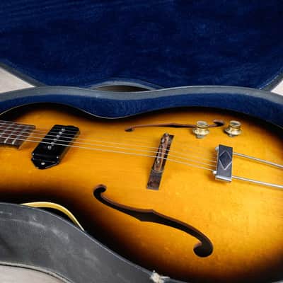 Epiphone Century E422T 1966 Sunburst Vintage Thinline Hollow Body P90 Kalamazoo Michigan USA Gibson w/ Case image 2