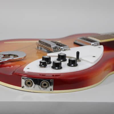2000 Rickenbacker 360 Fireglo Finish Semi-Hollow Electric Guitar w/OHSC image 8