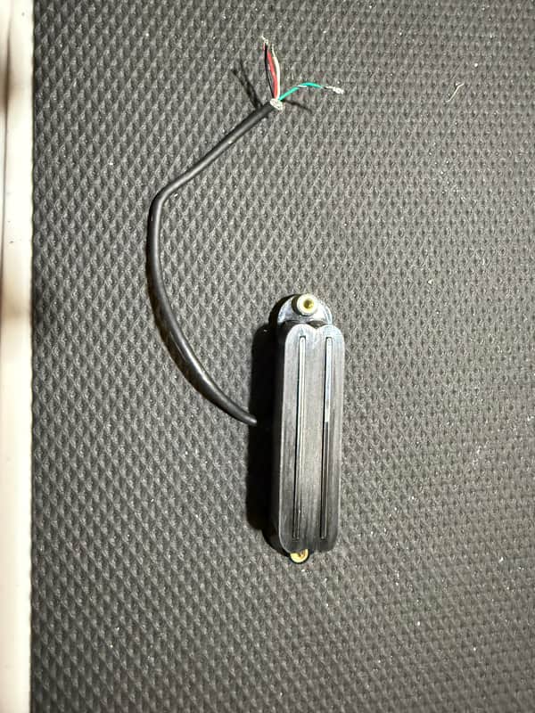 Seymour Duncan SHR-1b Hot Rails Strat Bridge Pickup 2010s - Black image 1