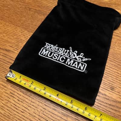 Genuine Ernie Ball Music Man Black Velvet Accessory Bag Pouch Satchell image 6