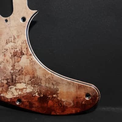 Miraculum Workshop Tele-Style 8-Hole UV-Printed 3-Ply Pickguard 2026 - Vintage Rust Grunge image 2