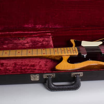 Hohner Zambesi 333 Solid Body Electric Guitar, made by Fenton-Weill (1962), period black hard shell case. image 13