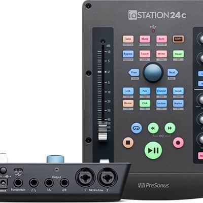 PreSonus IOSTATION24C 2x2 USB-C Compatible Audio Interface and Production Controller image 1