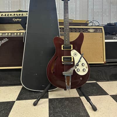 Yamaha SA-15 D Hollow Body 1968 - 1972 -MIJ - Maroon image 2