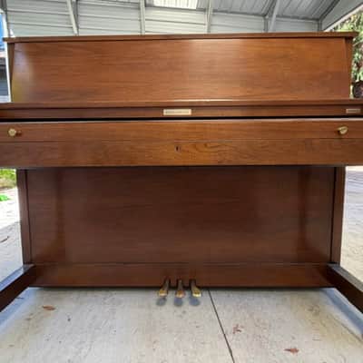 Baldwin Hamilton studio upright piano + bench image 2