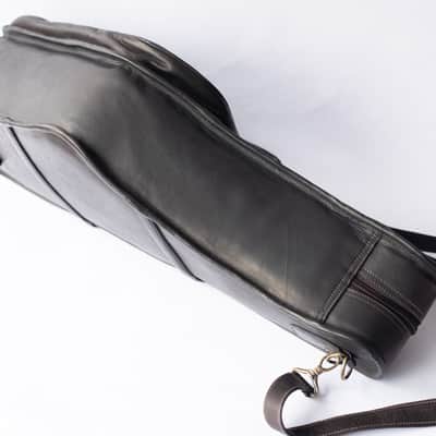 Premium Handmade Full-Grain Brown Leather Alto Sax Case image 4