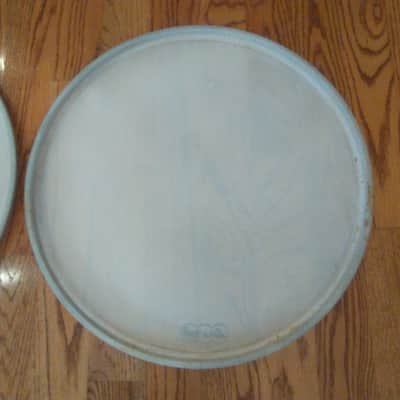 Ludwig (2) vintage 20 inch weathermaster batter/resonate bass drum heads both excellent! image 9