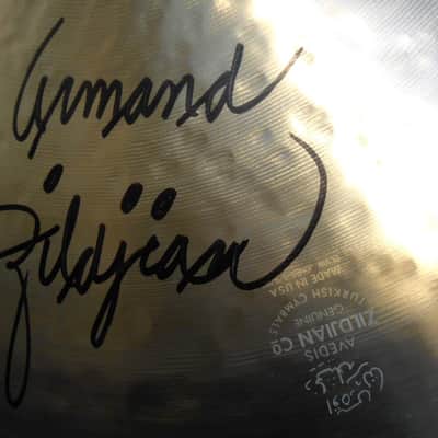 Elvin Jones’ Signed 20″ A. Zildjian Engraved 75th Birthday Cymbal, Authenticated image 5