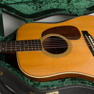 C. F. Martin  D-28 Herringbone Flat Top Acoustic Guitar (1945), ser. #93097, black tolex hard shell case. image 16