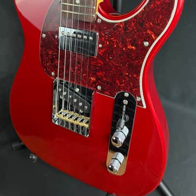 G&L Tribute ASAT Classic Bluesboy Electric Guitar Candy Apple Red Finish image 7