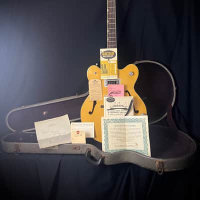 Vintage 1968 Gretsch 6105 Rally - Bamboo Yellow Copper Mist image 1