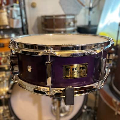Pork Pie 5x13 Inch Maple Snare in Purple Satin (2001) image 3