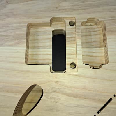 Unfinished Ash HxS guitar body - for Fender Strat Stratocaster neck Floyd Rose J2516 image 2