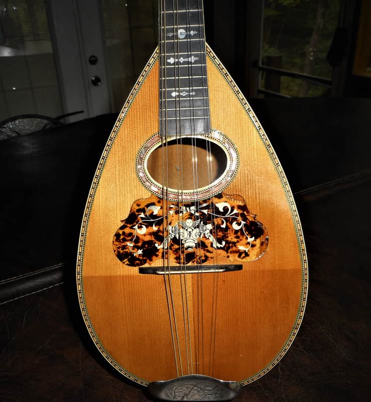 Vintage Elias Howe Academy 1900s natural Bowl back Mandolin "Restored" image 1