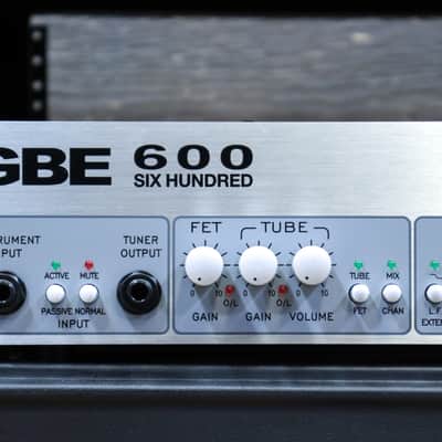 Genz Benz GBE-600 FET / 12AX7 Tube Preamps 625-Watt Bass Amplifier w/Gator Case image 5