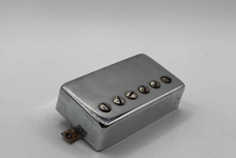 Teisco Faux Bucker Humbucker Sized Single Coil Pickup MIJ Japan 1970s - Chrome image 1