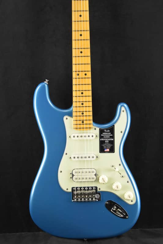 Fender American Professional Classic Stratocaster HSS Faded Lake Placid Blue Maple Fingerboard image 1