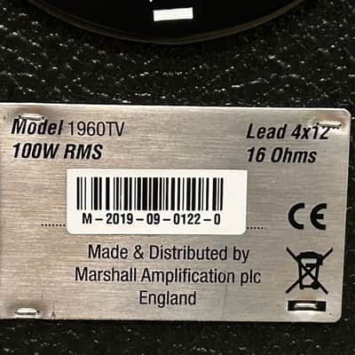 Marshall 1960TV 4x12” Cabinet image 3