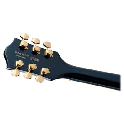 Gretsch Broadkaster Jr. LX Center Block 6-String Right-Handed Electric Guitar with Laminated Maple Body, Maple Neck, and Ebony Fingerboard (Midnight Sapphire) image 6