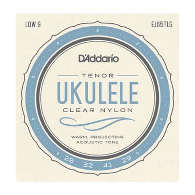 D'Addario EJ65TLGPro-Arté Custom Extruded Nylon Ukulele Strings, Tenor Low-G image 5