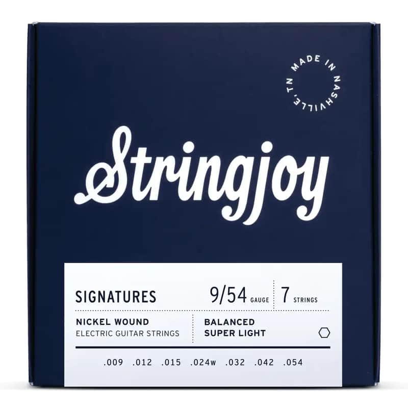 Stringjoy Signatures 7-String Electric Guitar | 9-54 (Balanced Super Light) image 1