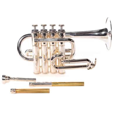 Yamaha YTR-6810S Piccolo Trumpet Silver USED image 5