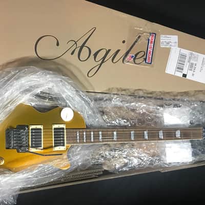 Agile AL-2000 Goldtop w/Floyd Rose image 7