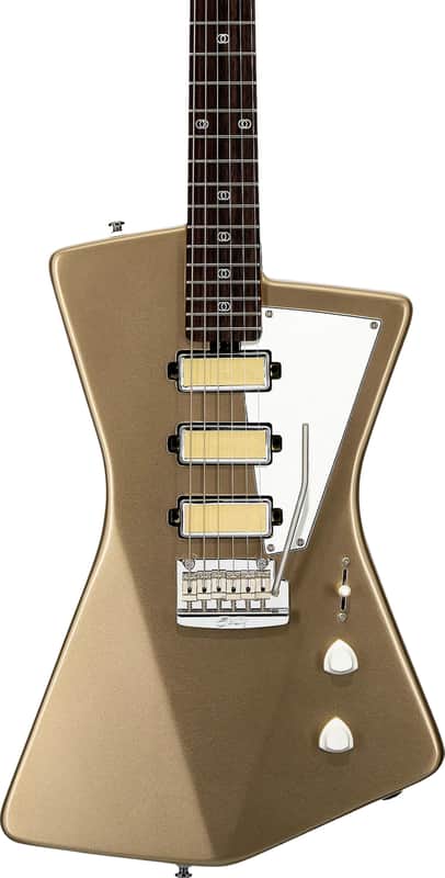 Sterling St. Vincent Goldie Electric Guitar, Rosewood Fingerboard, Cashmere image 1