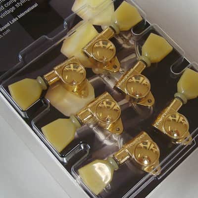 GKH330-G TonePros Tuning Machines 3 x 3, "Drop In", Gold image 3