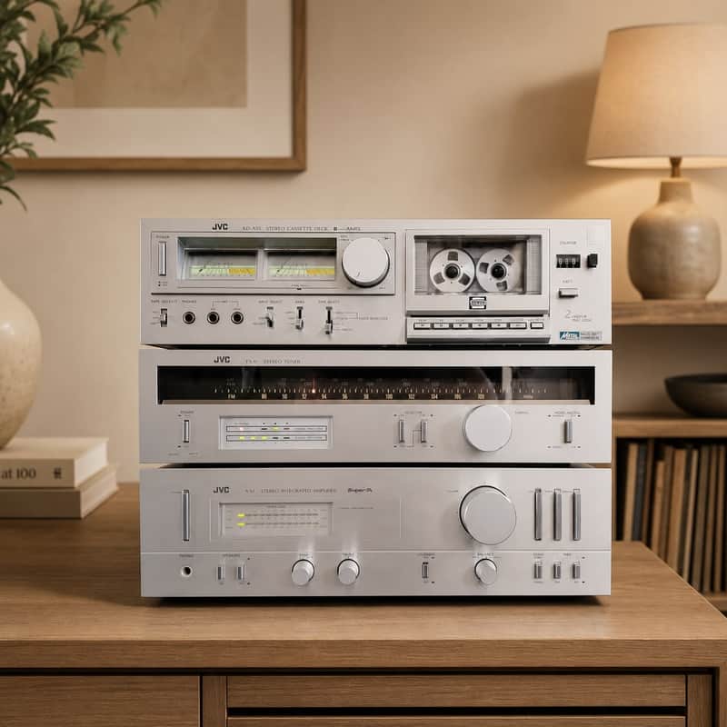 JVC A-X1 / T-X1L / KD-A33 Rare Vintage Audio Component Set Serviced Warranty Serviced image 1