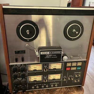PLEASE READ AD!!! TEAC A-2340SR 1/4" 4-Track 4 channel Quad Auto Reverse Reel to Reel Tape Recorder 1970s - Silver #2 image 1
