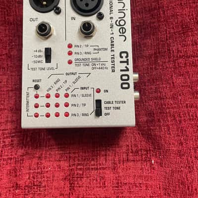 Behringer CT100 uP Ctrl 6-in-1 Cable Tester 2010s - Standard image 1